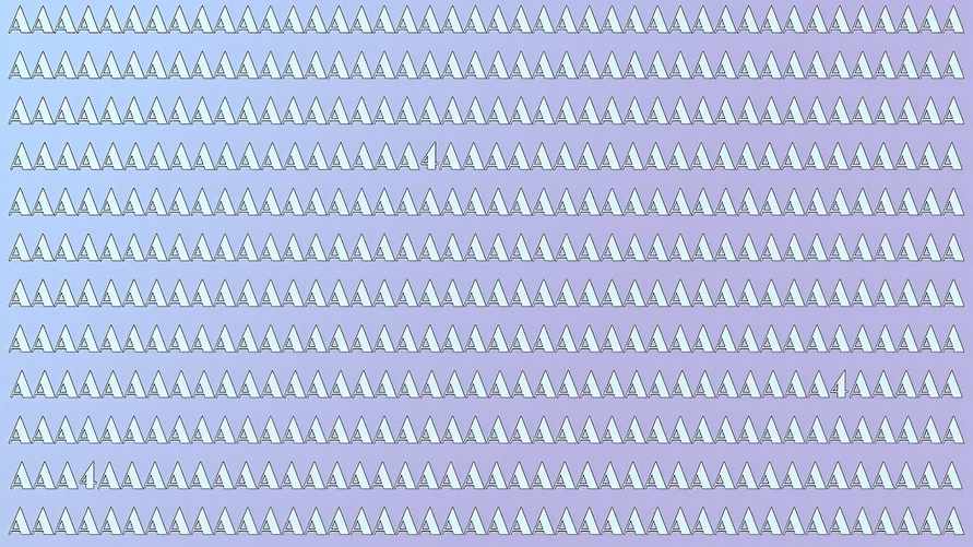 Только 2% людей справятся с этим заданием без усилий. Найдите на картинке четверки