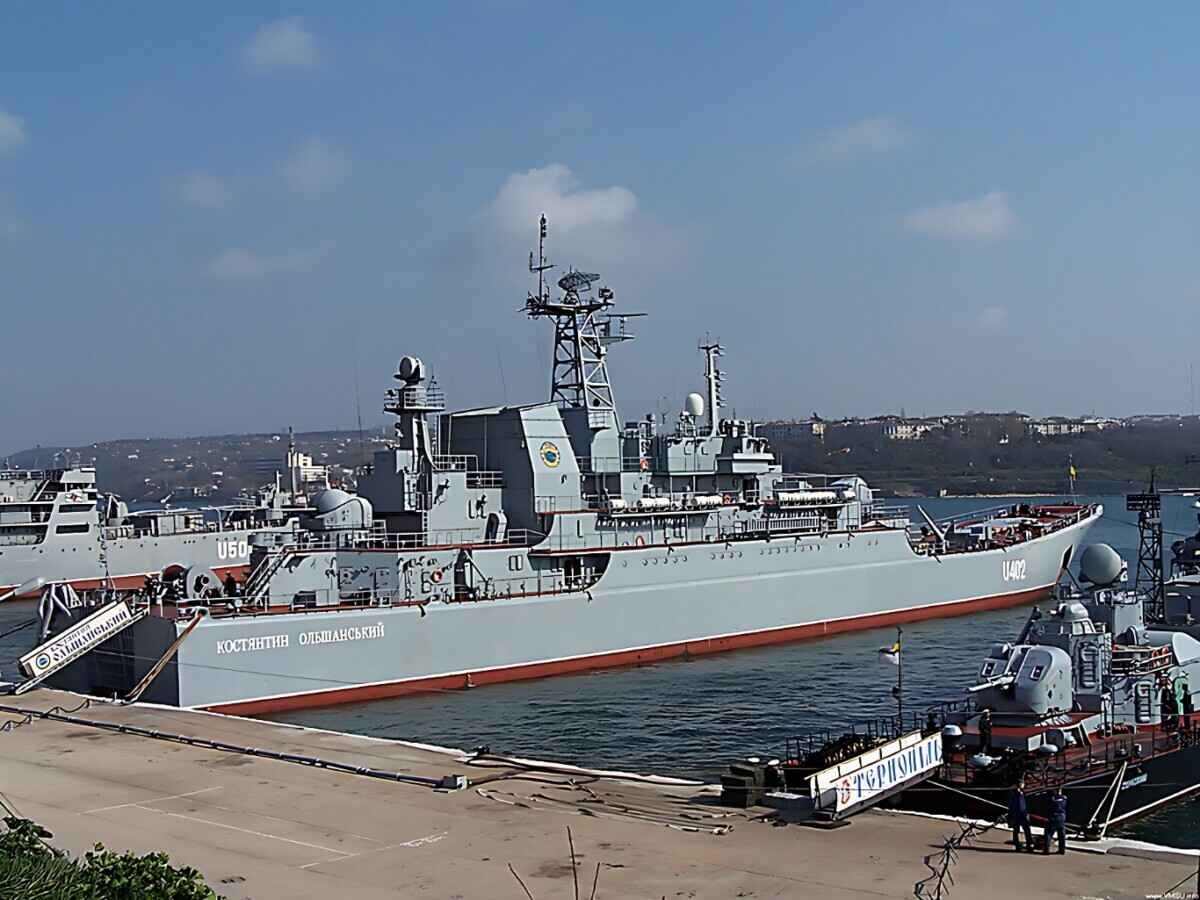 Украина заявила о поражении ещё одного корабля ВМС России