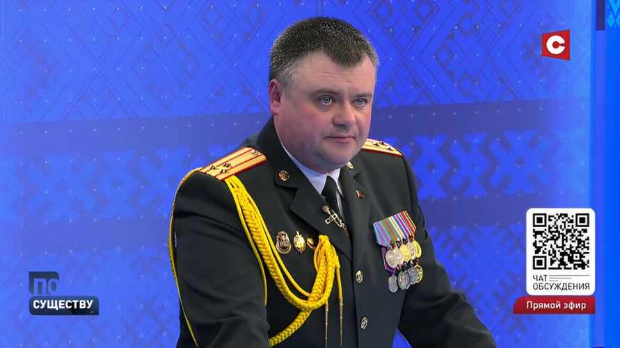 Андрей Ананенко во время телеэфира