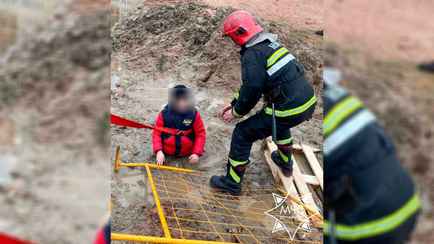 В Минске мальчик чуть не утонул в грязи