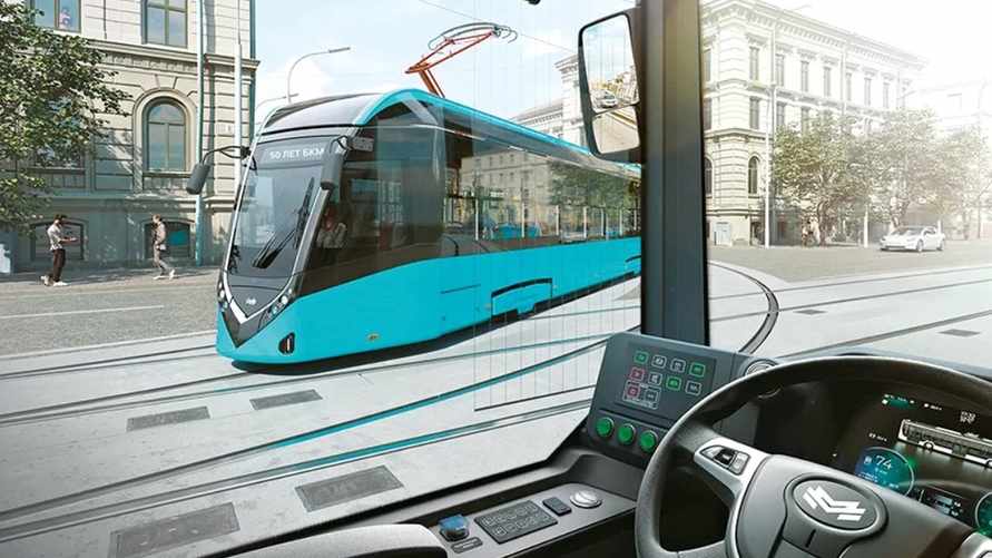 В "Белкоммунмаш" показали, как будут выглядеть новые трамваи. Когда ждать в Минске?