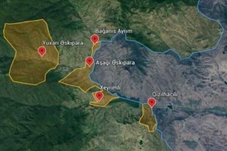 Азербайджан потребовал от Армении передать контроль над четырьмя поселениями