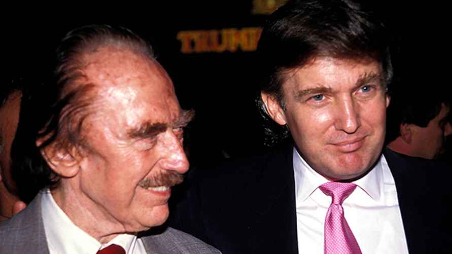 Фред и Дональд Трампы, 1989 г.