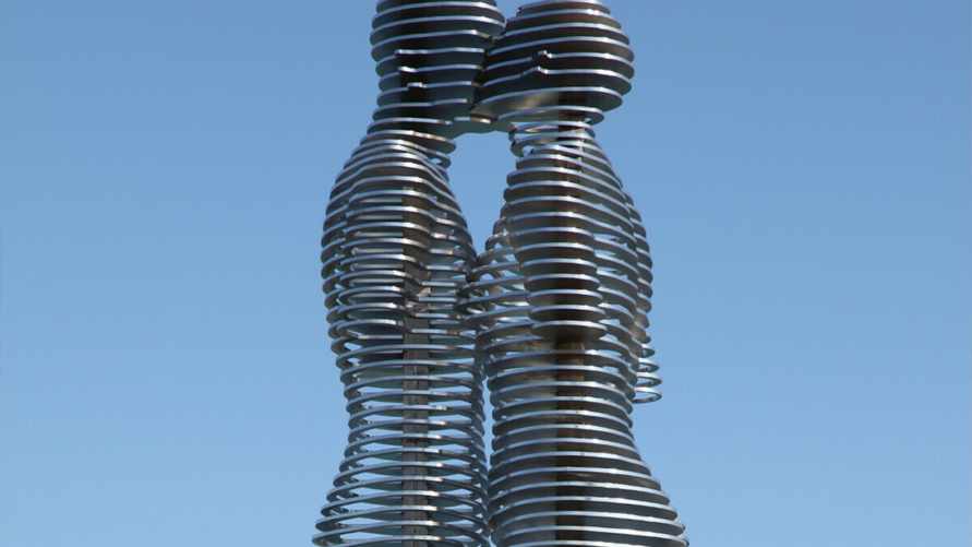 Завораживающее видео из Батуми. Как выглядит знаменитая скульптура весной?