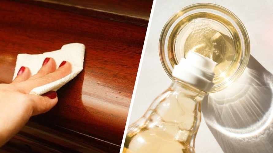 Как быстро избавиться от царапин на деревянной мебели? Нанесите эту смесь из двух домашних ингредиентов