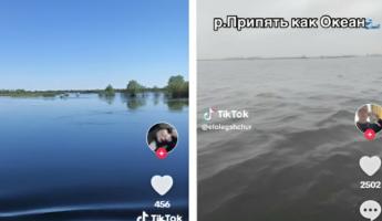 «Главное, чтобы баня не уплыла» — Белорусы поделились видео, как Припять превратилась в «океан»