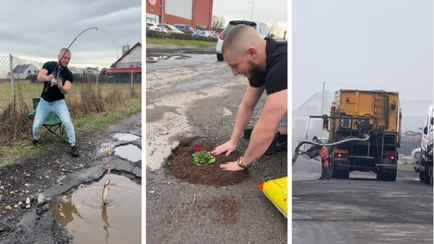 Блогер придумал, как ускорить ремонт ям на дорогах. Что для этого понадобится?