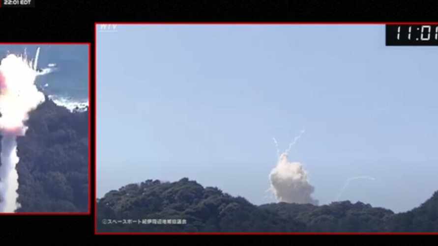 Японская ракета Kairos взорвалась сразу после запуска