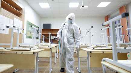 После заражения учащихся в лицее БНТУ провели дезинфекцию аудиторий