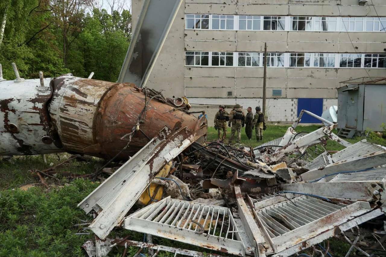 Россия уничтожила в украинском Харькове 240-метровую телебашню
