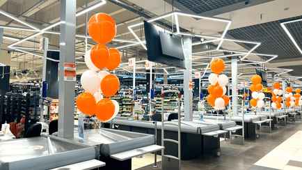 В Минске открыли новый гипер на месте закрытого Prostore. Как выглядит внутри?