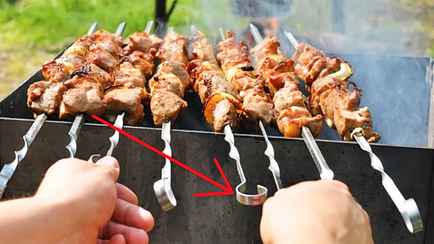 Об этой скрытой функции ручки шампура для шашлыка мало кто знает. Как облегчит процесс?