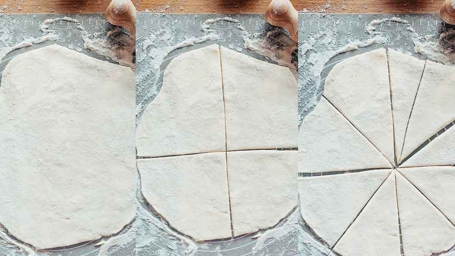 Из теста получится примерно 50 круассанов. Фото: haps.pl