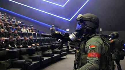 МВД показало кадры контртеррористических учений в Минске по сценарию теракта в Crocus City Hall