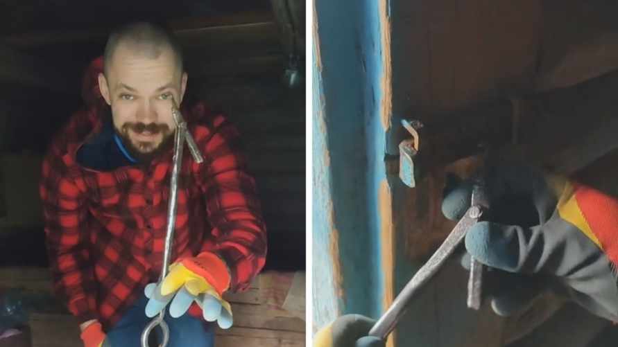 "Инженерная мысль на высоте" — В TikTok показали старинный деревенский ключ. Как им пользоваться?