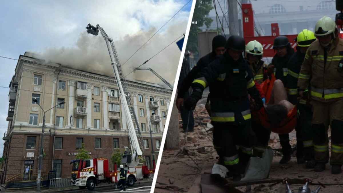 В украинском Днепре ракета попала в жилую пятиэтажку. Есть погибшие