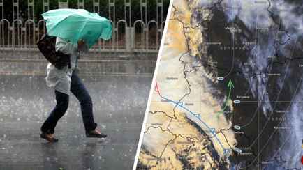 «Основные неприятности ждём с юго-запада» — Белорусам рассказали, где и во сколько ждать шторм и грозы