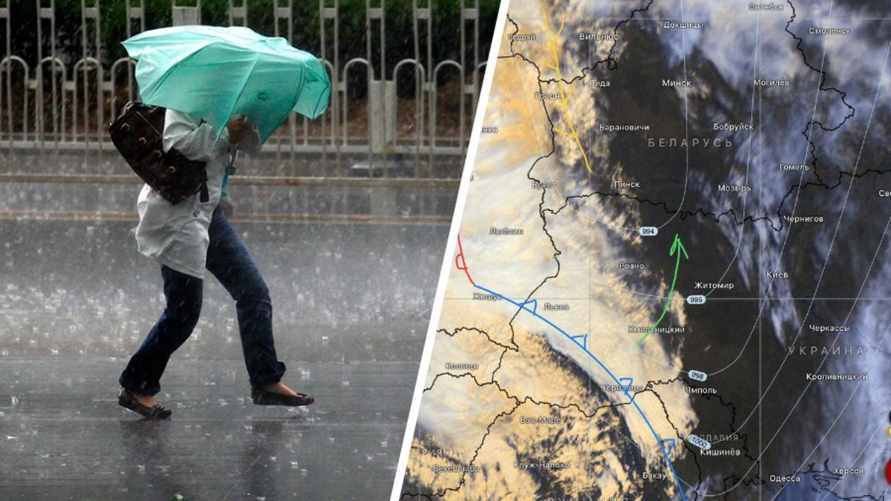 "Основные неприятности ждём с юго-запада" - Белорусам рассказали, где и во сколько ждать шторм и грозы