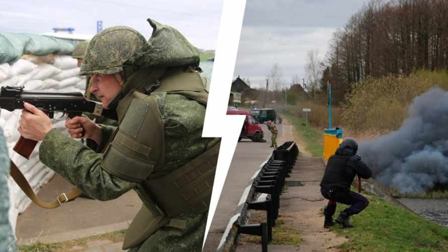 Под Гродно потренировались уничтожать диверсионные группы и перекрывать дороги