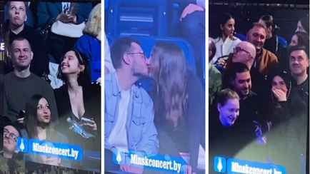 «Главное от неожиданности соседа не поцеловать» — В Минске на концерте на экраны вывели парочки белорусов. Как они реагировали?