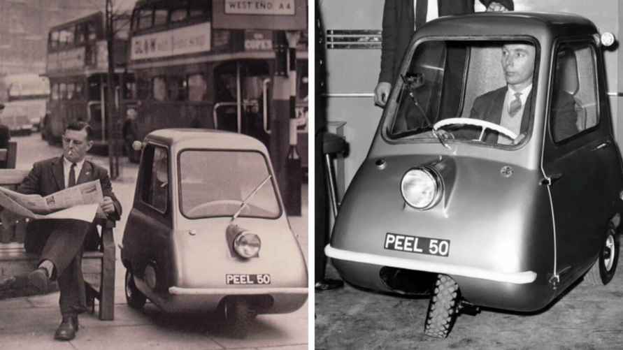 Peel-P50 — первоначальный прототип 1962 года с одним колесом спереди