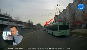 «Тралику рога обломать!» — В ГАИ Беларуси рассказали, как наказали бы водителей троллейбусов за популярное нарушение. Подписчики разошлись во мнениях