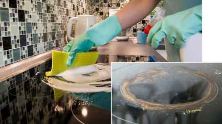 Не получается отмыть индукционную плиту? Попробуйте эти простые и дешевые методы