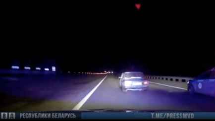 В Жлобине ГАИ со стрельбой преследовала и задержала бесправника