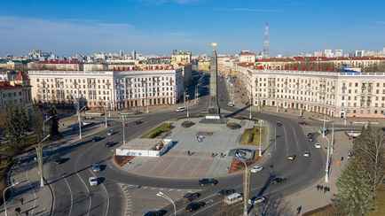 Центр Минска решили частично закрыть для всех видов транспорта в выходные. В ГАИ показали схему движения