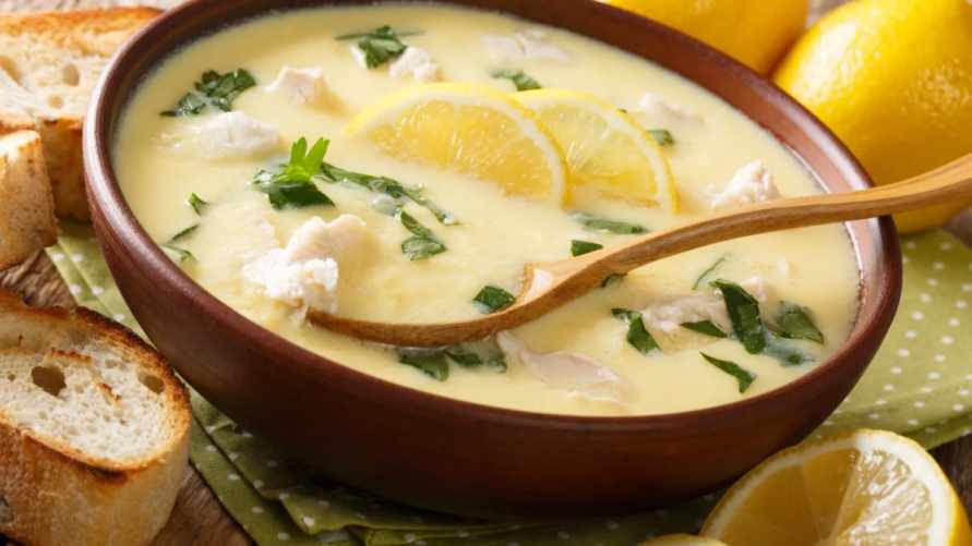 Этот сытный и нежный греческий суп станет альтернативой обычному бульону. Как приготовить авголемоно?