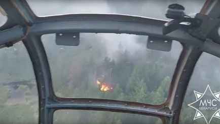 На военном полигоне в Брестской области вспыхнул пожар