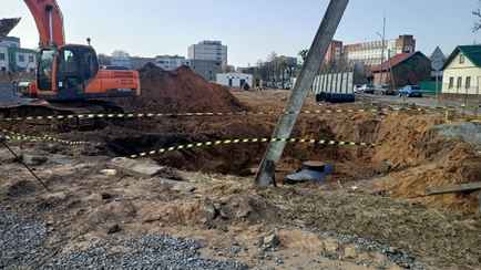 В центре Могилёва во время ремонта теплотрассы нашли тысячи костей 124 человек