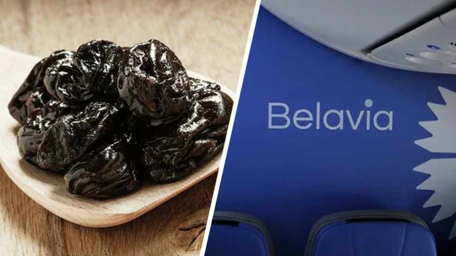 Мужчина сломал зуб о косточку чернослива на рейсе "Белавиа". Сколько отсудил у туроператора?