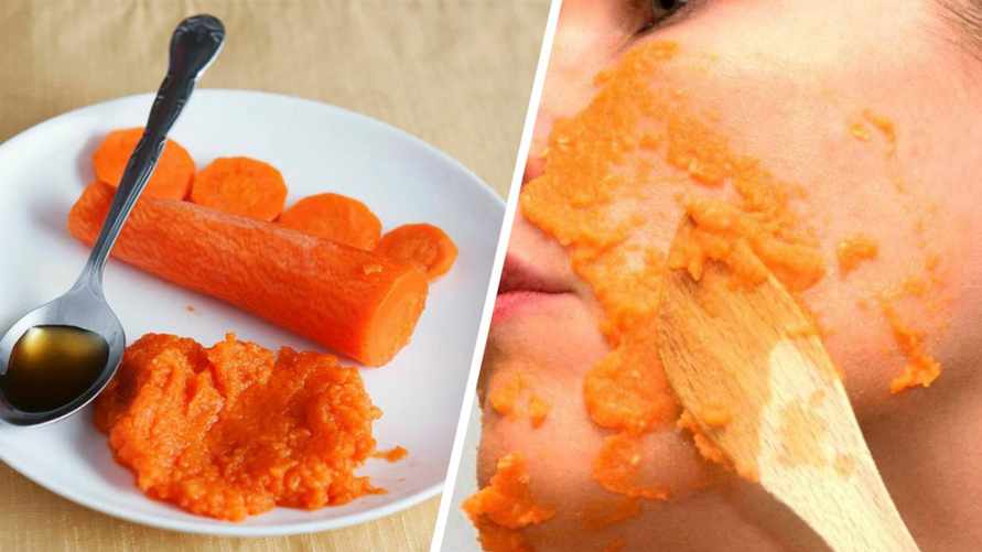 Нанесите на лицо одну из этих масок из моркови. Эффект заметите уже через 10 минут