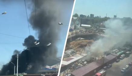 МЧС назвало причину густого черного дыма на стройке китайского бассейна в центре Минске