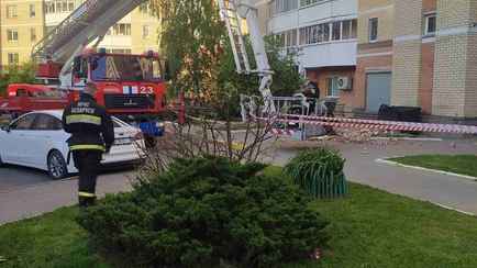 В Минске обрушился фасад жилой многоэтажки