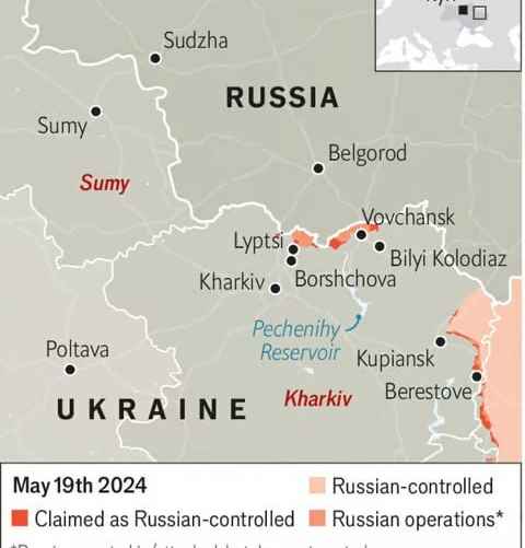 Карта: The Economist