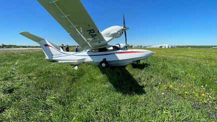 Летевший из Могилева частный самолет попал в аварию в России