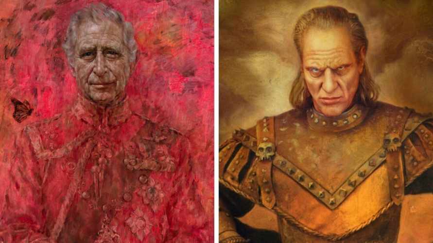 В соцсетях превратили в мем новый портрет британского короля Карла III. Что с ним не так?
