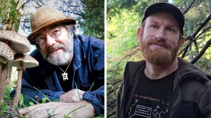 Американские микологи Пол Стемец и Аллан Рокфеллер