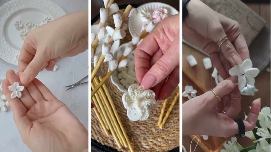 Как легко и недорого украсить куличи к Пасхе? Вам понадобятся ножницы и одна сладость