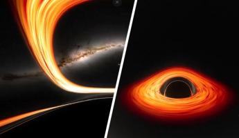 Что будет, если провалиться в чёрную дыру? NASA показало видео