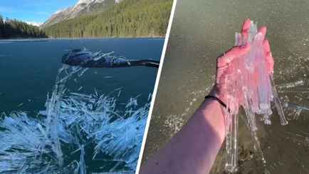 «Я хочу это съесть!» — В TikTok видео с «аппетитным» льдом в Канаде собрало почти 50 млн просмотров. Что это такое?