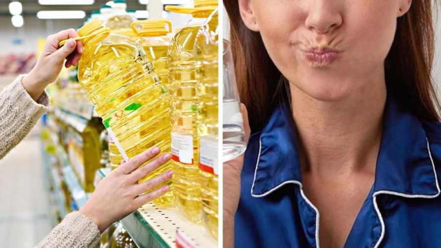 Зачем полоскать рот растительным маслом? Вот как эти неочевидные свойства продукта помогут не только на кухне