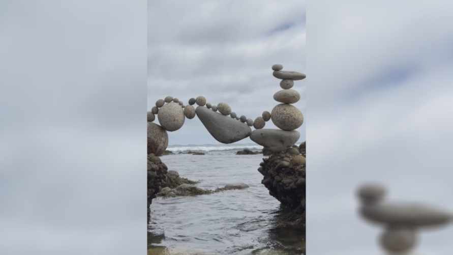 "Это физически невозможно!" - Видео с постройкой скульптуры из морских камней собрало более 50 млн просмотров в TikTok