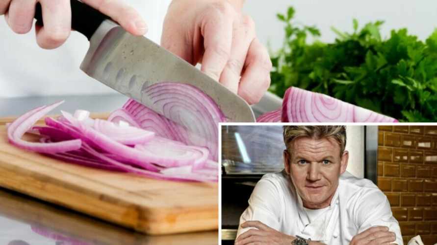 Как нарезать лук без слёз? Профессиональный шеф-повар Гордон Рамзи поделился лайфхаком