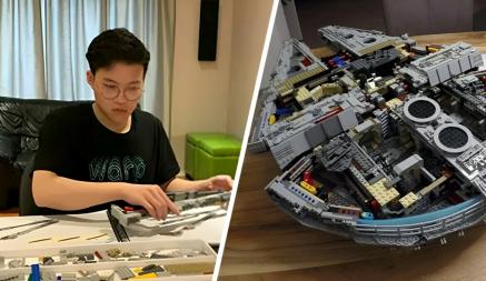 Канадец установил мировой рекорд по сборке конструктора Lego. За сколько собрал корабль из «Звёздных войн»?