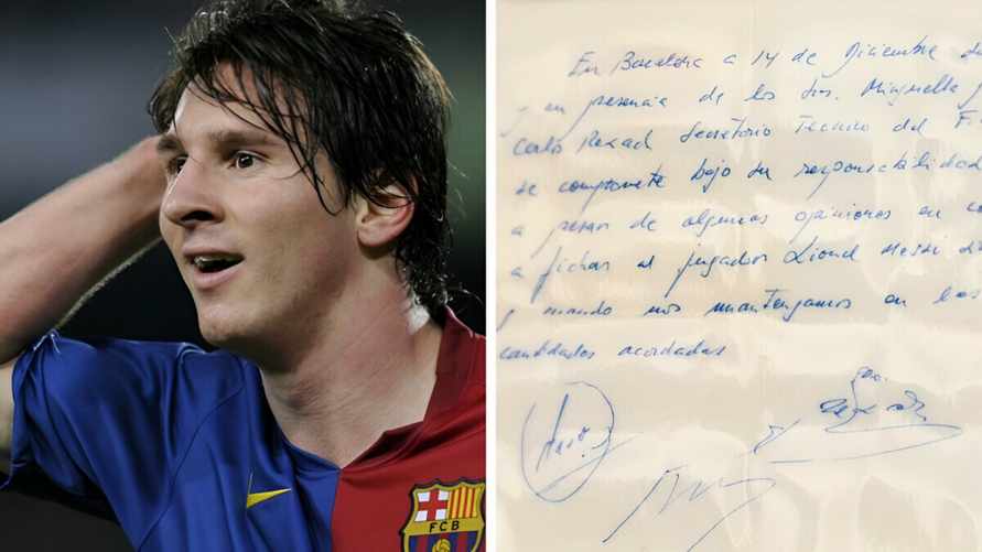 Месси выставил на акцион бумажную салфетку за 375 тысяч долларов. Что в ней уникального?