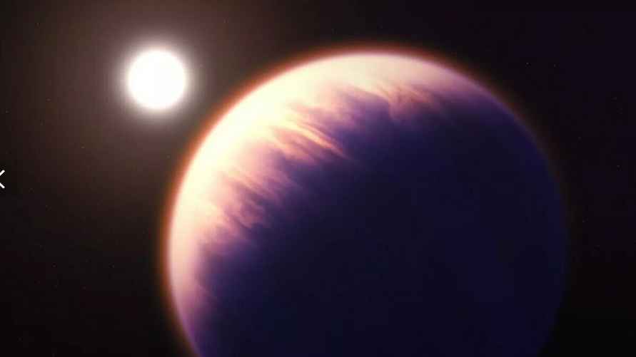 Иллюстрация WASP-39 b, еще одной «пушистой» планеты с низкой плотностью. Недавно обнаруженная планета WASP-193b - вторая по плотности из когда-либо найденных планет, по плотности похожая на сахарную вату. NASA, ESA, CSA, J. OLMSTED STSCI