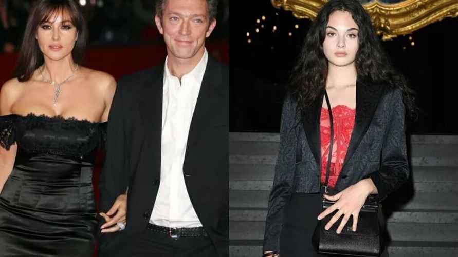 Моника Белуччи с бывшим супругом Венсаном Касселем и их общая дочь Дева